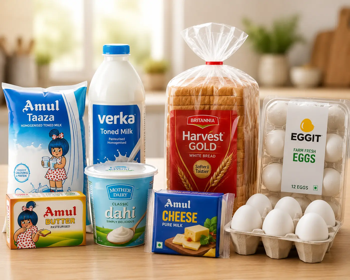 Dairy, Bread & Eggs