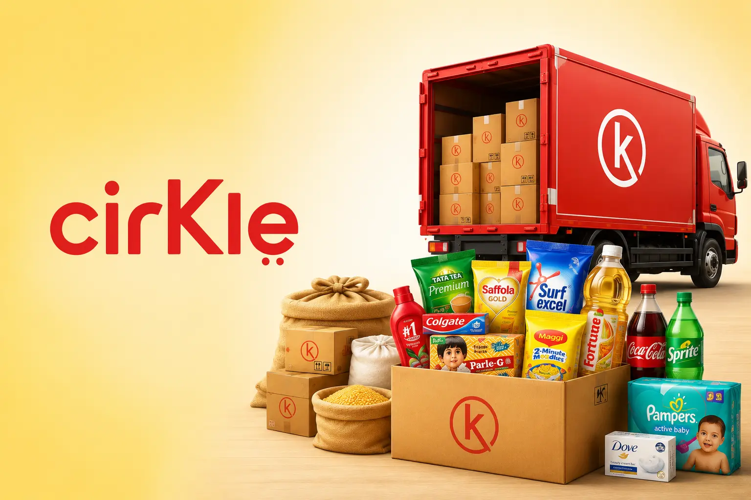 cirKle cirKle Market — wholesale FMCG delivery to kirana stores in Noida, Uttar Pradesh, India